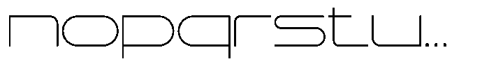 Goorkit S Thin Font LOWERCASE