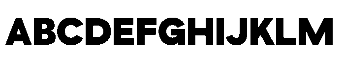 Gopadel Black Font UPPERCASE