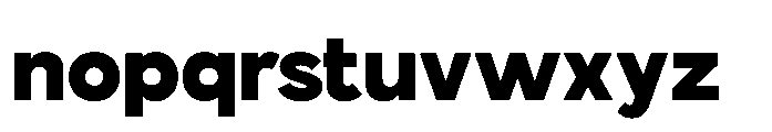 Gopadel Black Font LOWERCASE