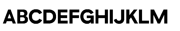 Gopadel Bold Font UPPERCASE