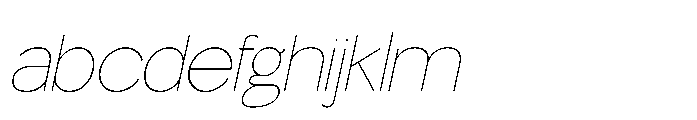 Gopadel Thin Oblique FONT