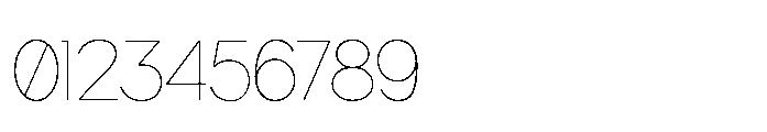 Gopadel Thin Font OTHER CHARS