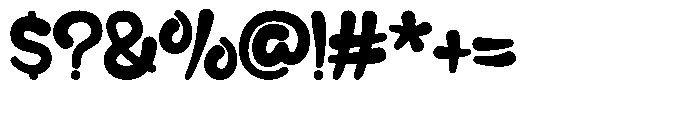 Gope Font OTHER CHARS