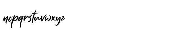 Gopetter Alt Slant Font LOWERCASE