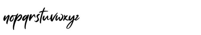 Gopetter Slant Font LOWERCASE