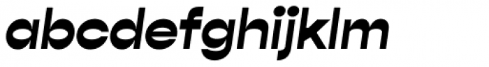 Gopher Display Black Italic Font LOWERCASE