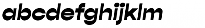 Gopher Display Heavy Italic Font LOWERCASE