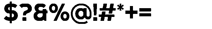 Gopron Regular Font OTHER CHARS