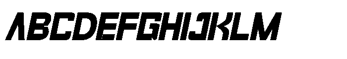 Gorare Italic Regular Font UPPERCASE