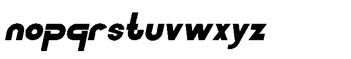 Gorare Italic Regular Font LOWERCASE