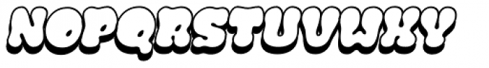 Gordis Shadow Italic Font UPPERCASE
