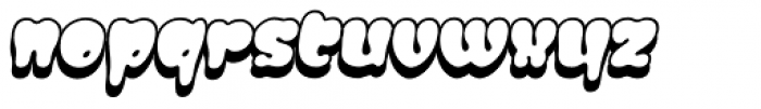 Gordis Shadow Italic Font LOWERCASE