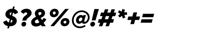 Gordita Black Italic Font OTHER CHARS