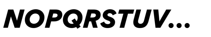 Gordita Black Italic Font UPPERCASE