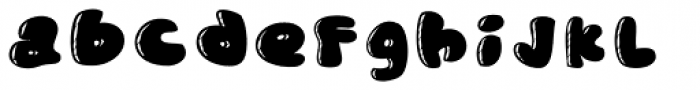Gordito Chubby Font LOWERCASE