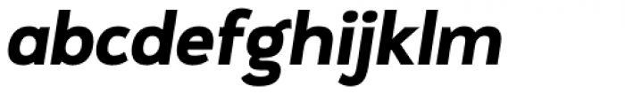 Gorga Grotesque Bold italic Font LOWERCASE