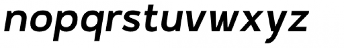 Gorga Grotesque Italic Font LOWERCASE