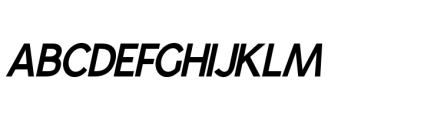 Gorga S Black Expanded Italic Font UPPERCASE