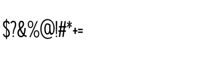 Gorga S Bold Condensed Font OTHER CHARS