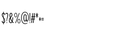 Gorga S Bold Ultra Condensed Font OTHER CHARS