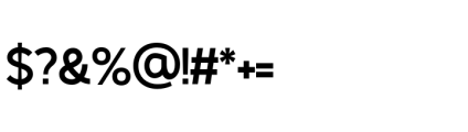 Gorga S Extra Bold Extra Expanded Font OTHER CHARS
