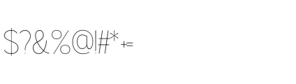 Gorga S Extra Light Expanded Font OTHER CHARS