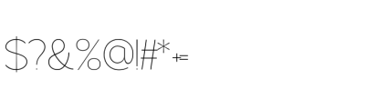 Gorga S Extra Light Ultra Expanded Font OTHER CHARS