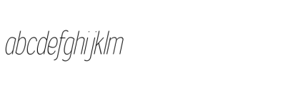Gorga S Light Condensed Italic FONT