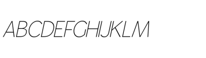 Gorga S Light Expanded Italic Font UPPERCASE