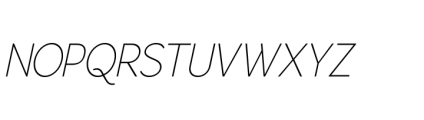Gorga S Light Expanded Italic Font UPPERCASE