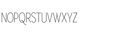 Gorga S Light Semi Condensed Font UPPERCASE