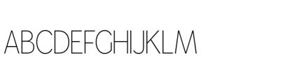 Gorga S Light Semi Expanded Font UPPERCASE