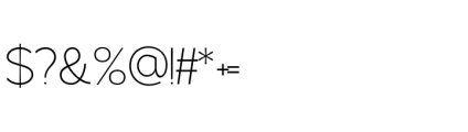 Gorga S Light Ultra Expanded Font OTHER CHARS
