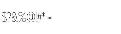 Gorga S Light Font OTHER CHARS