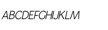 Gorga S Medium Expanded Italic Font UPPERCASE