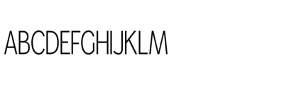 Gorga S Medium Semi Condensed Font UPPERCASE