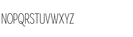 Gorga S Regular Condensed Font UPPERCASE