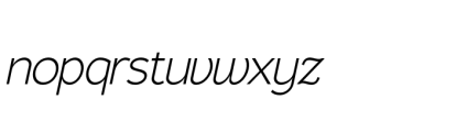 Gorga S Regular Extra Expanded Italic Font LOWERCASE