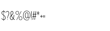 Gorga S Regular Semi Condensed Font OTHER CHARS