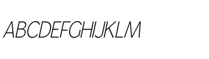 Gorga S Regular Semi Expanded Italic Font UPPERCASE