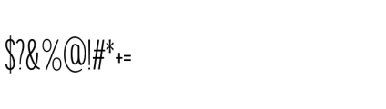 Gorga S Semi Bold Ultra Condensed Font OTHER CHARS