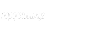 Gorga S Thin Condensed it Font LOWERCASE