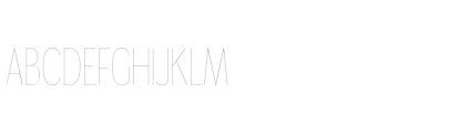Gorga S Thin Condensed Font UPPERCASE