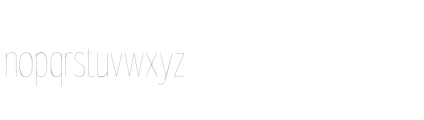 Gorga S Thin Condensed Font LOWERCASE