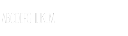 Gorga S Thin Extra Condensed Font UPPERCASE