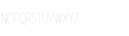 Gorga S Thin Semi Condensed Font UPPERCASE