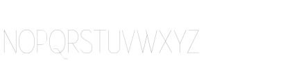 Gorga S Thin Font UPPERCASE