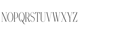 Gorga T Regular Condensed Font UPPERCASE