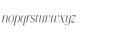 Gorga T Regular Italic Font LOWERCASE