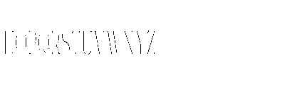 Gorga T VF Regular Font UPPERCASE